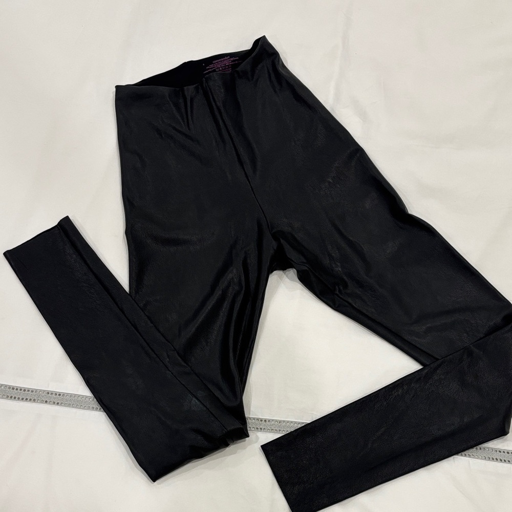 Commando Black Faux Leather Leggings